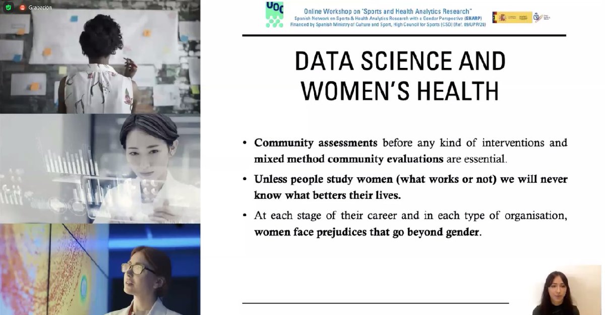 .@GeorgiPbg highlights the importance of focusing on women’s #health and their dietary and physical activity patterns, and to consider the impact of #gender, #race, and economic #inequalities.

Community assessments before any kind of intervention are essential.

#HealthAndGender