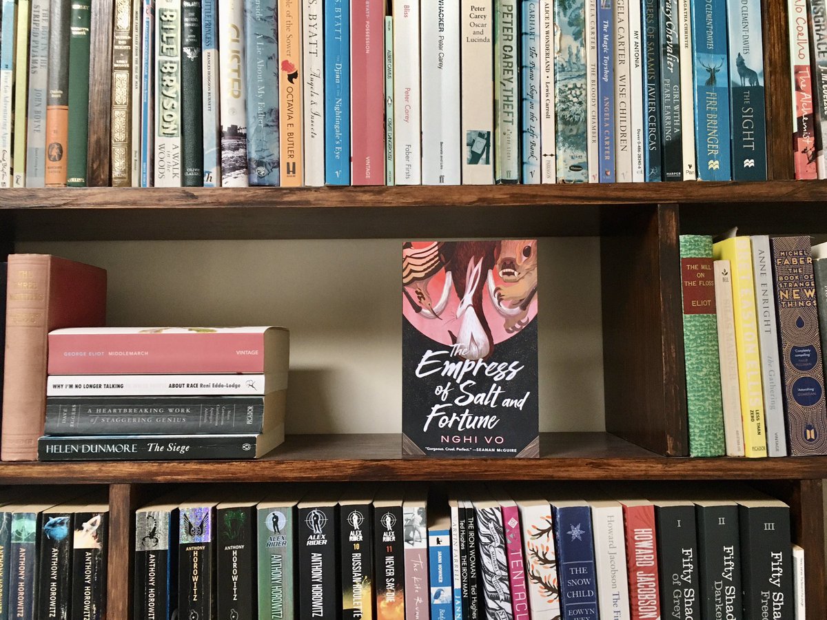 Book 7 is Nghi Vo’s gorgeous & powerful ‘The Empress of Salt and Fortune’.  #novellathon  #amreading