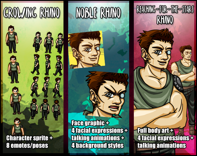 RinoberGames's tweet photo. Monthly Patreon release: A new character for your game *.~ #indiedev #indiegame #gamedev #gamedevelopment #assets #assetpack #gameassets #rpgmaker #rpgmakermv #rpgmakermz #RPGツクール #RPGツクールMV #RPGツクールMZ #rpg #tileset #characterset #2d #scifi #characterart #resources https://t.co/FCtL4eKVR7