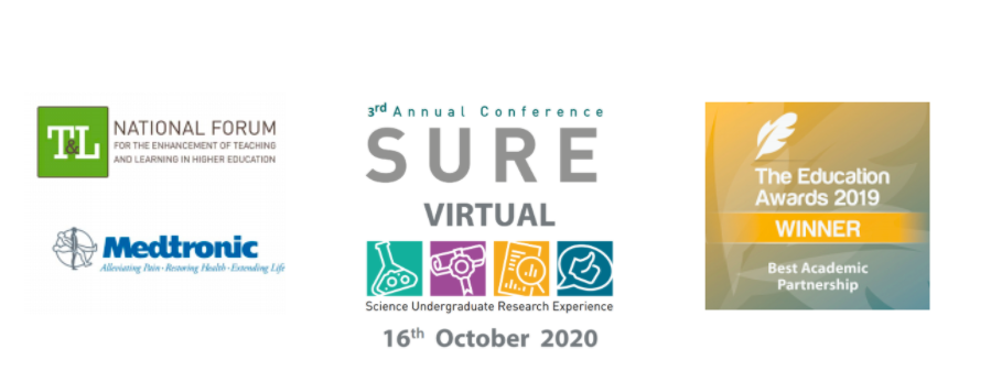 WeAreTUDublin's tweet photo. The SURE Network is delighted to host the award-winning third annual Science Undergraduate Research Experience #SURE2020 conference (SURE2020) on Friday, 16 October 2020, where over 70 science graduates will present their final-year projects online. https://t.co/DOSTsr9BEH https://t.co/HN7SLfXJoD