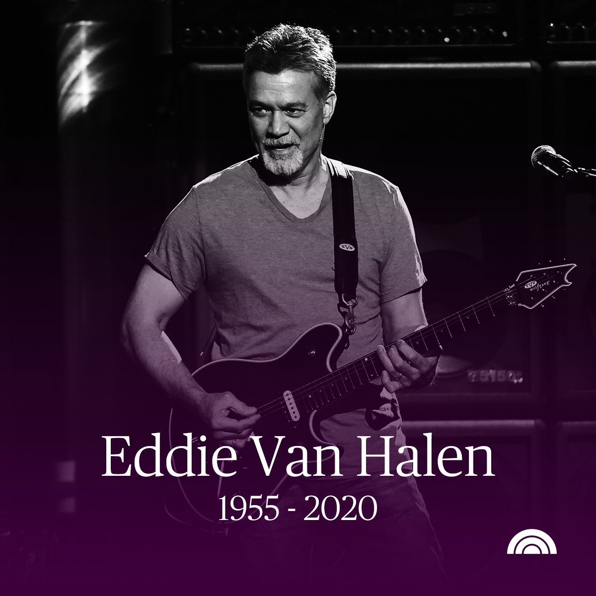 TODAYshow's tweet photo. Today on TODAY: Carson Daly looks back at the life and legacy of legendary guitarist #EddieVanHalen, who died Tuesday after a long battle with cancer. https://t.co/NqDMTb81ZO