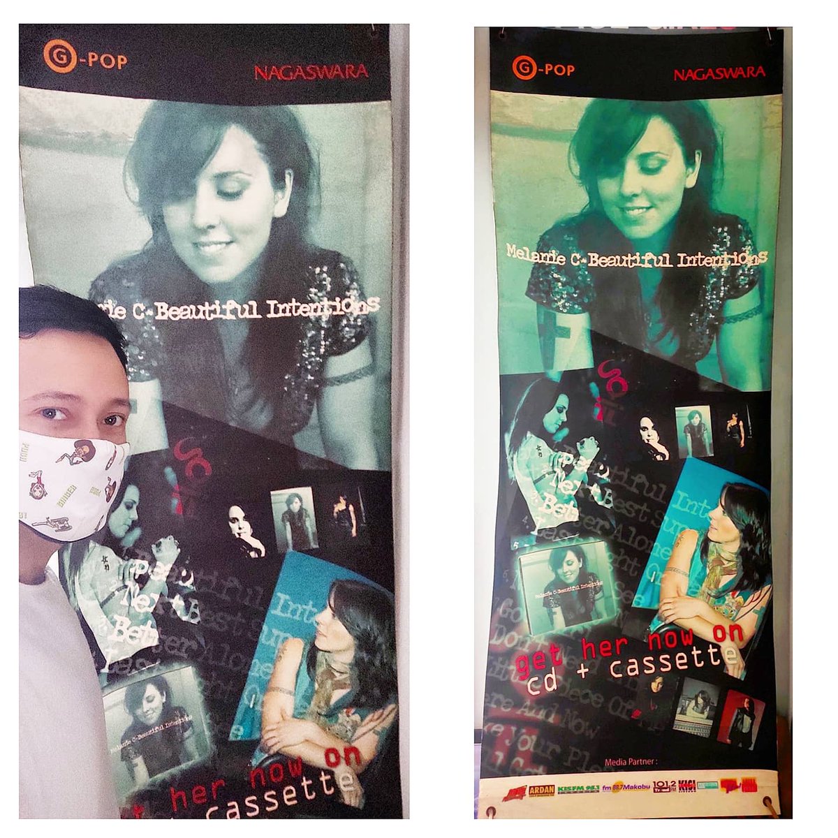 Super Mega Rare! And the only one in Indonesia 🇲🇨 ✌️Official & Original from 2005 @melaniecmusic Promotional Vinyl Banner (150cm x 35cm) for her 3rd Studio Album "Beautiful Intentions" from @nagaswaraofficial & with various Indonesia Media Partners.
#melaniec #spicegirls https://t.co/kH2Ixbx7BB