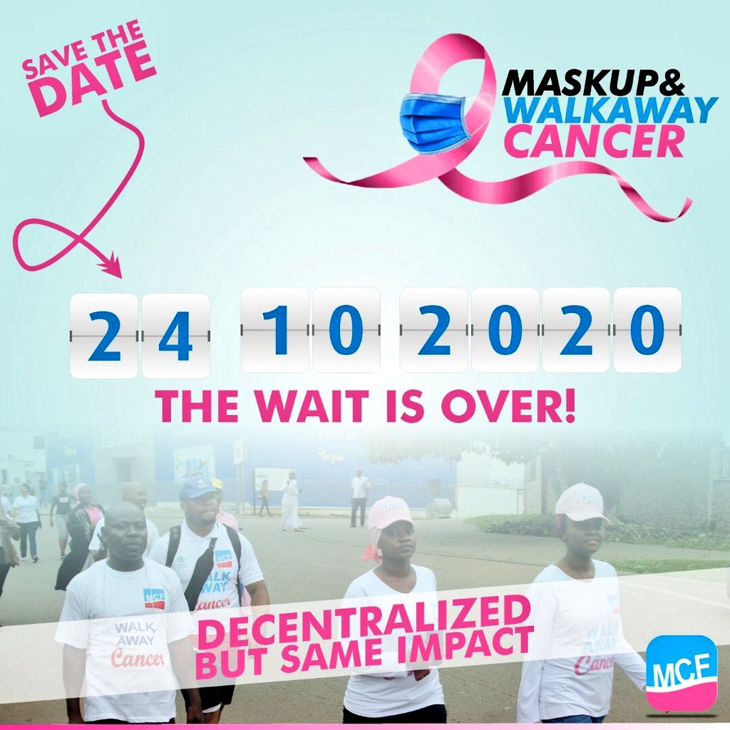MalcolmAlkalee's tweet photo. Our Vision at @MedicaidcfP is to Reduce #Cancer Mortality Rate by increasing #Cancer #Awareness and its preventive measures.
Join Us, as #WeMaskUpForCancer this #October.
#AwarenessForCancer📢
#BreastCancerAwarenessMonth
#WalkAwayCancerNG
#PinkOctober
#pinkRibbonCall4Action🎗 https://t.co/02dODokE97