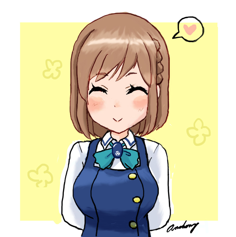 「「ごきげんよう♡」
 
#州天頃椎奈
#アリスギアお絵かき 」|an-chang@Skeb募集中！のイラスト