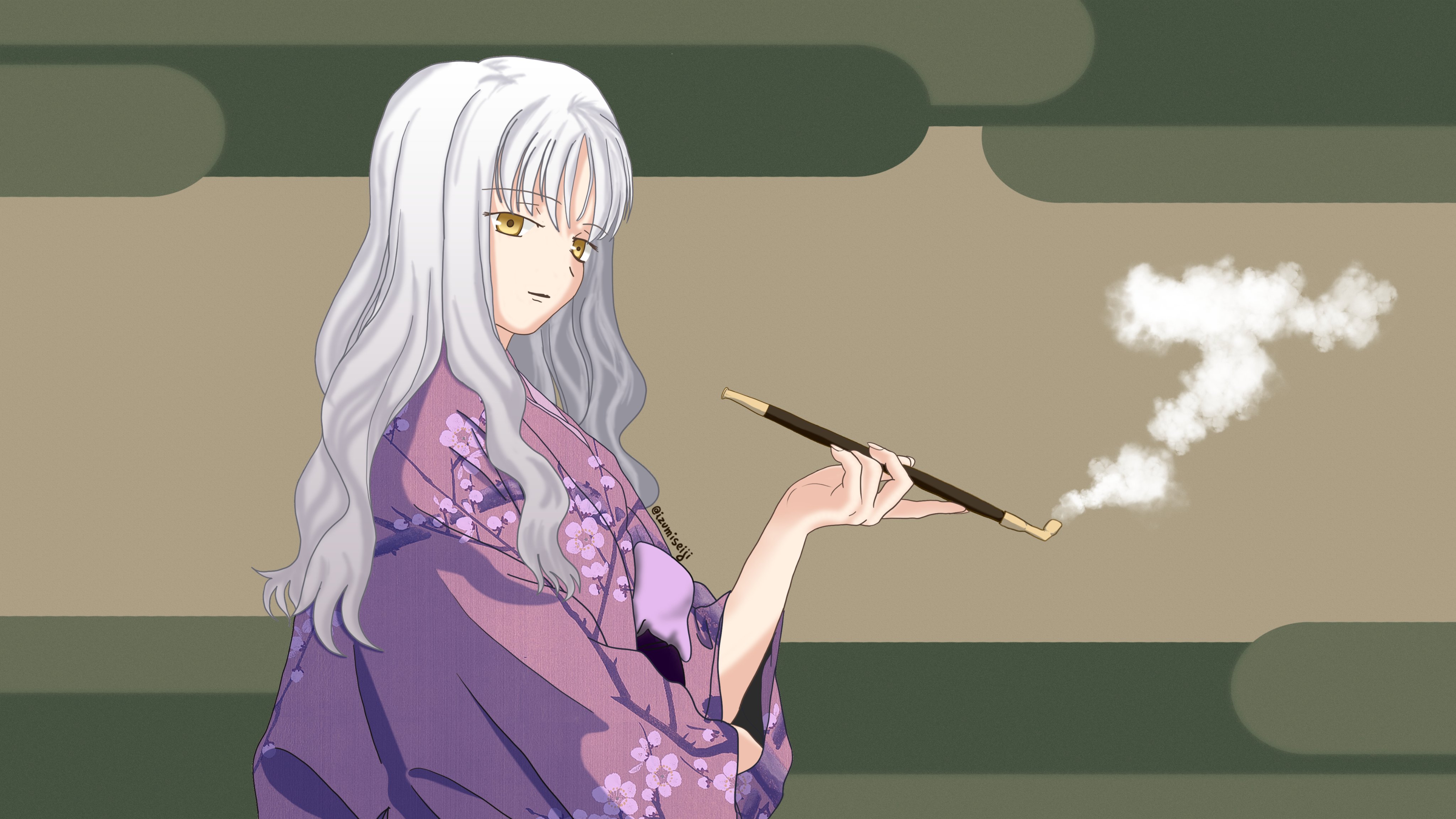 征士伊住 着物姿のカレン カレン オルテンシア 煙管 Fate Hollowataraxia Fha T Co Cb6d8u7pxa Twitter