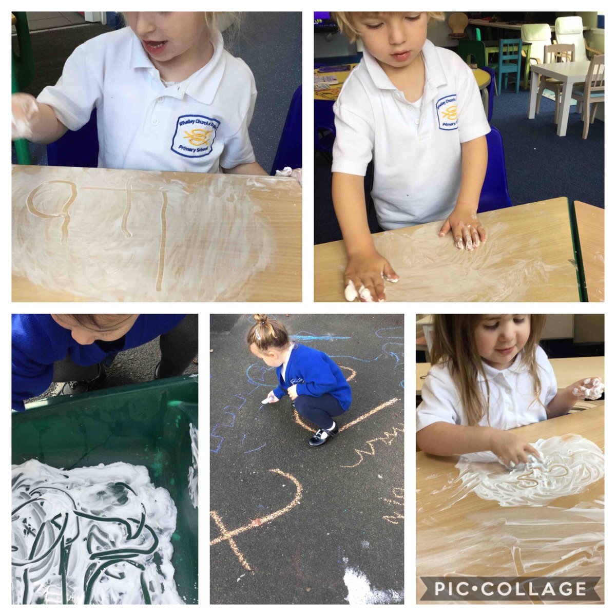 whalley_ce's tweet photo. We’ve had a busy morning in Reception making lots of marks, we’ve even written some fabulous sounds that we’ve been learning. #EYFSMatters #MarkMaking #FineMotorSkills #MarkMakers https://t.co/MoFujNUHhS