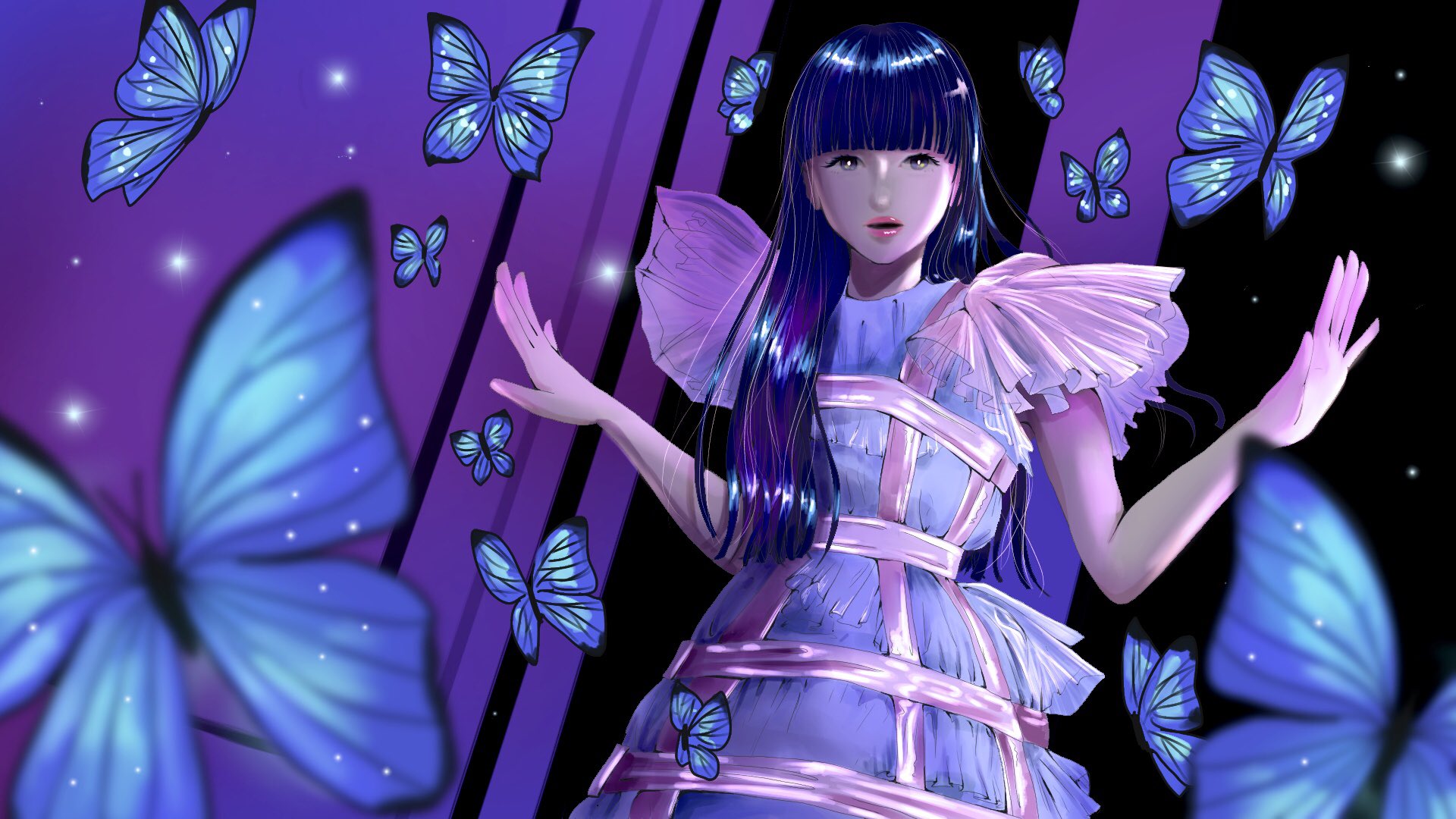 かっしかし Butterfly このダンスが一番好きだったりする 綺麗な蝶々にしか見えない もう一回見たいな Perfume Perfume Fanart Prfm イラスト好きさんと繋がりたい お絵かき好きさんと繋がりたい かしゆか好き T Co Gwejwrqy6j