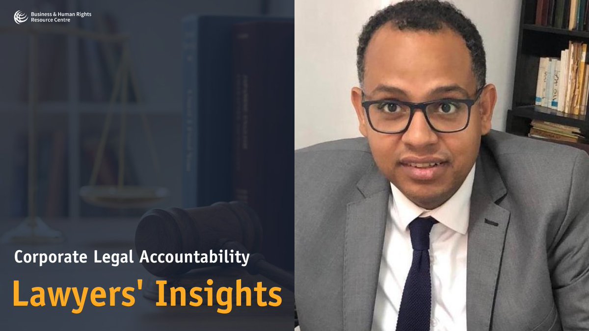 cla_bhrc's tweet photo. We are proud to present Ahmed ElSeidi’s insights on corporate legal accountability in Egypt:
“...there is a lack of communication with local or international lawyers...to share lessons learned or successful arguments in court.”

For more: https://t.co/dCvPGHlgtO

#BizHumanRights https://t.co/Iu3e0GDi9H
