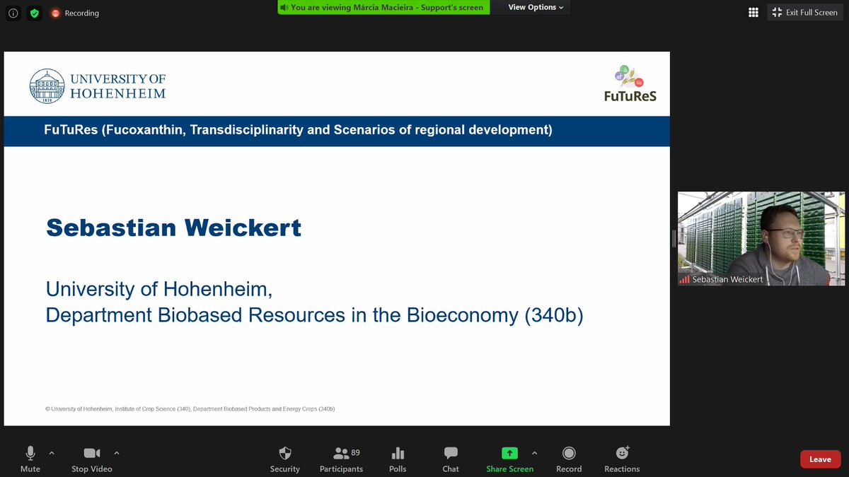 EABA_Algae's tweet photo. More `Who are you?` Academics & Research pitches at
@EABA_Algae #Algae #Biofertilizers & #Biostimulants webinar: Pascale Gillon @UnivNantes @LaboGEPEA, Pierre-Olivier Morisset #Merinov, Sebastian Weickert @UniHohenheim. @Buildingonevent #microalgae #macroalgae #technology https://t.co/4XWiSAL8ow