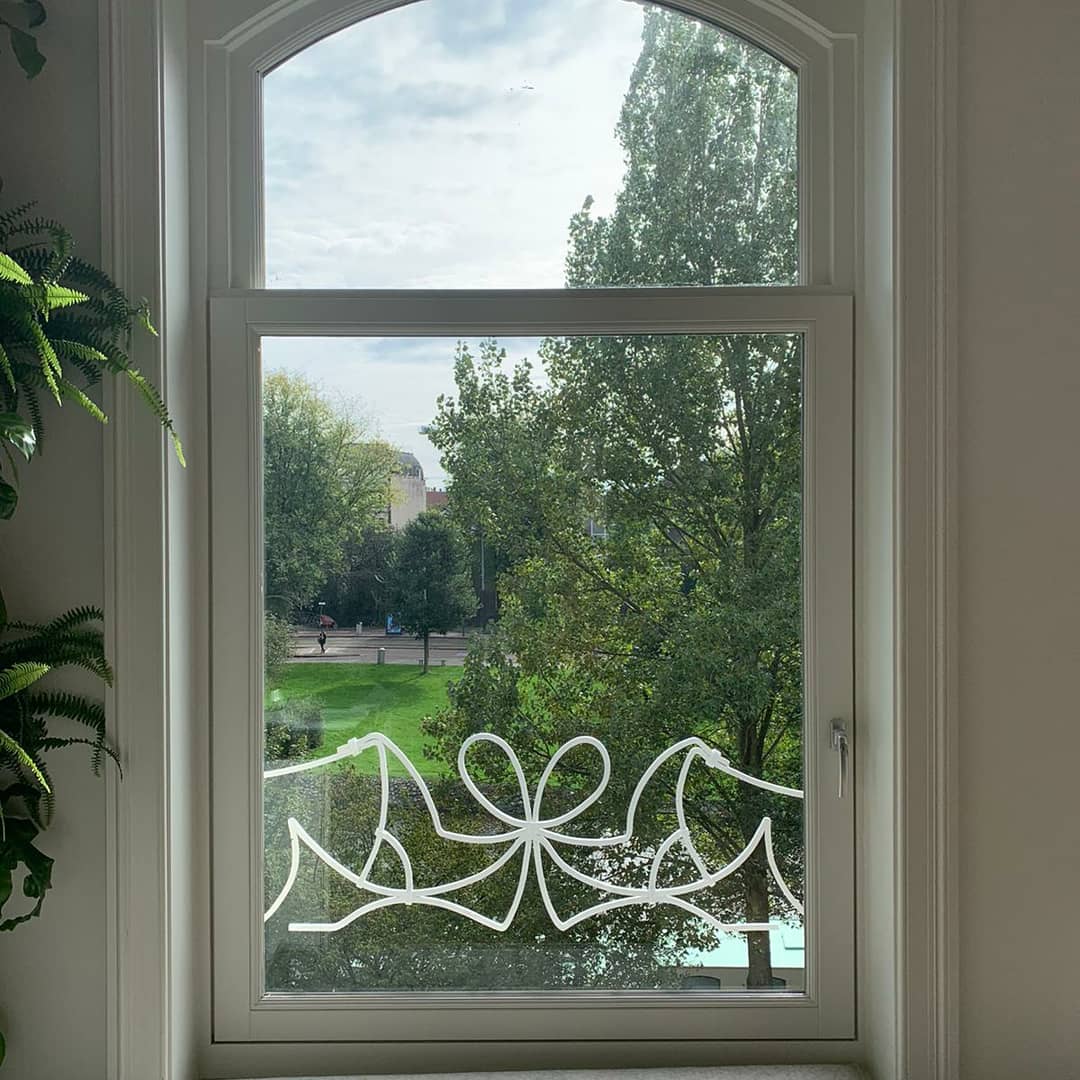 After #galvanising and #painting I installed these pretty bits of #metalwork in #Amsterdam :)