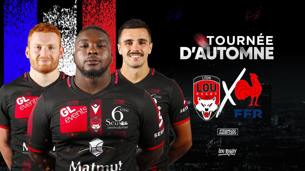 🇫🇷 Félicitations à Dylan Cretin, Killian Geraci et Demba Bamba retenus par Fabien Galthié et son staff pour la Tournée d’Automne de l’Equipe de France ! 👏🏼 

lourugby.fr/actualites/ble… 

#TEAMLOU #AVECLEXV #TEAMFRANCE