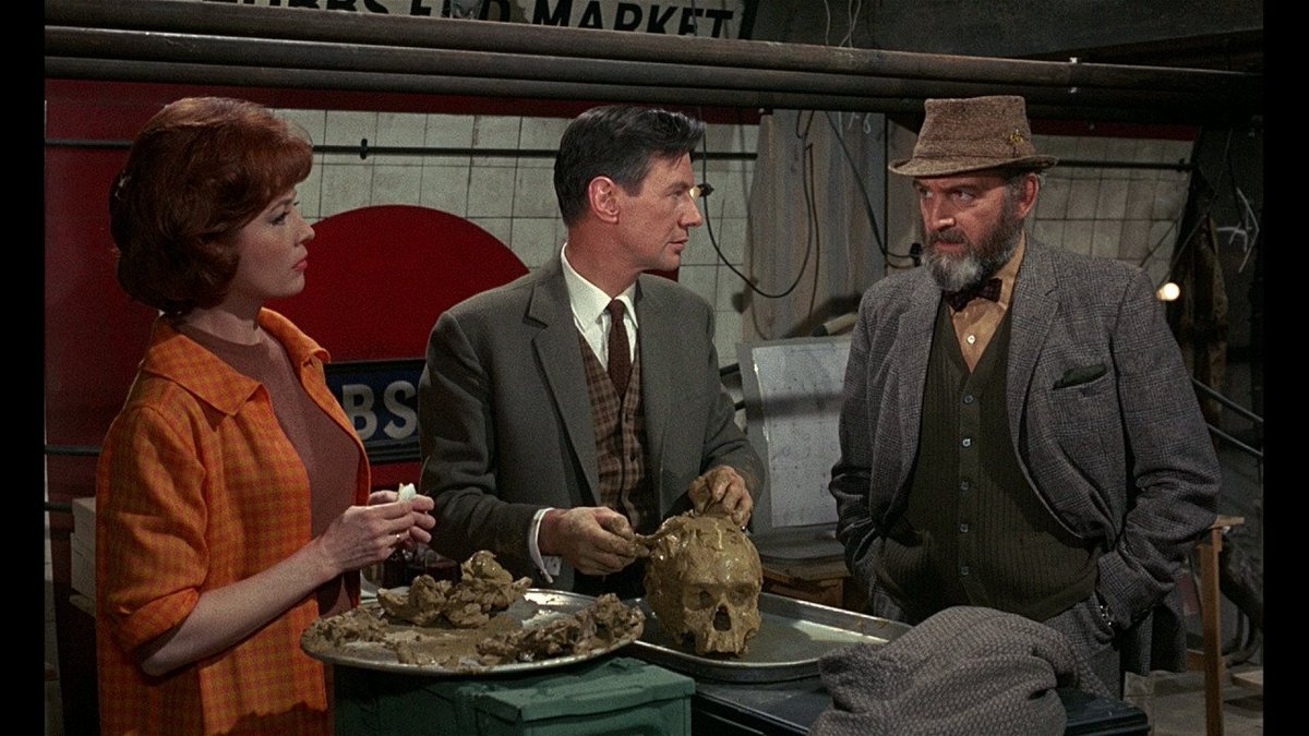 6/31 QUATERMASS AND THE PIT (1967)Work at the London Underground uncovers ancient skeletons and an alien spacecraft with a dormant energy that could destroy humanity. Nigel Kneale's compelling classic blends sci-fi, archaeology, horror, and folklore. #31DaysOfHalloween