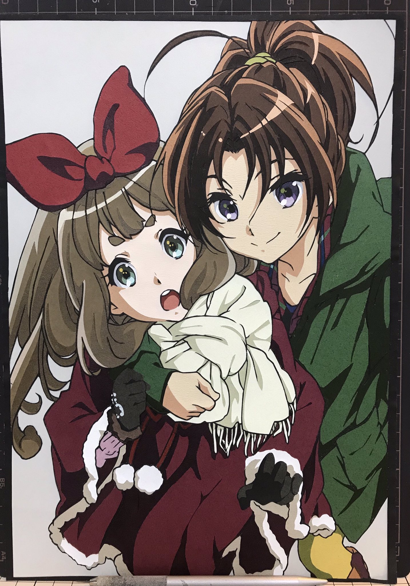 みるあ 届いたようなので 響けユーフォニアムより中川夏紀と吉川優子の切り絵です こちら以前頂いた切り絵のお返しに切らせてもらいました 次作では残念ながら卒業してますが人気は不滅コンビですね 切り絵 響けユーフォニアム 中川夏紀 吉川優子