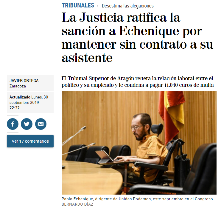 BarbudoLibertad's tweet photo. @AlmeidaPP_ @PabloIglesias "Delitos contra los Derechos de los Trabajadores" jajajajaja https://t.co/vRhNPxB9vR