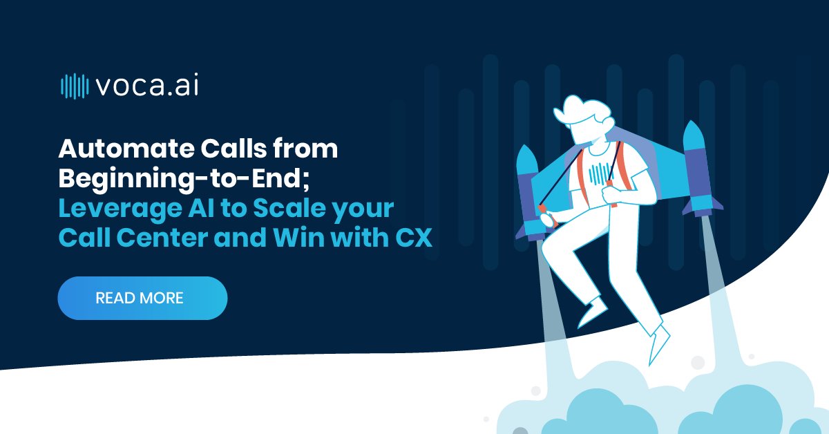 What makes Voca unique? Learn more👇🔥
voca.ai/why-voca/

#voiceai #conversationalai #virtualassistants #virtualagents #callcenterservices #callcenter