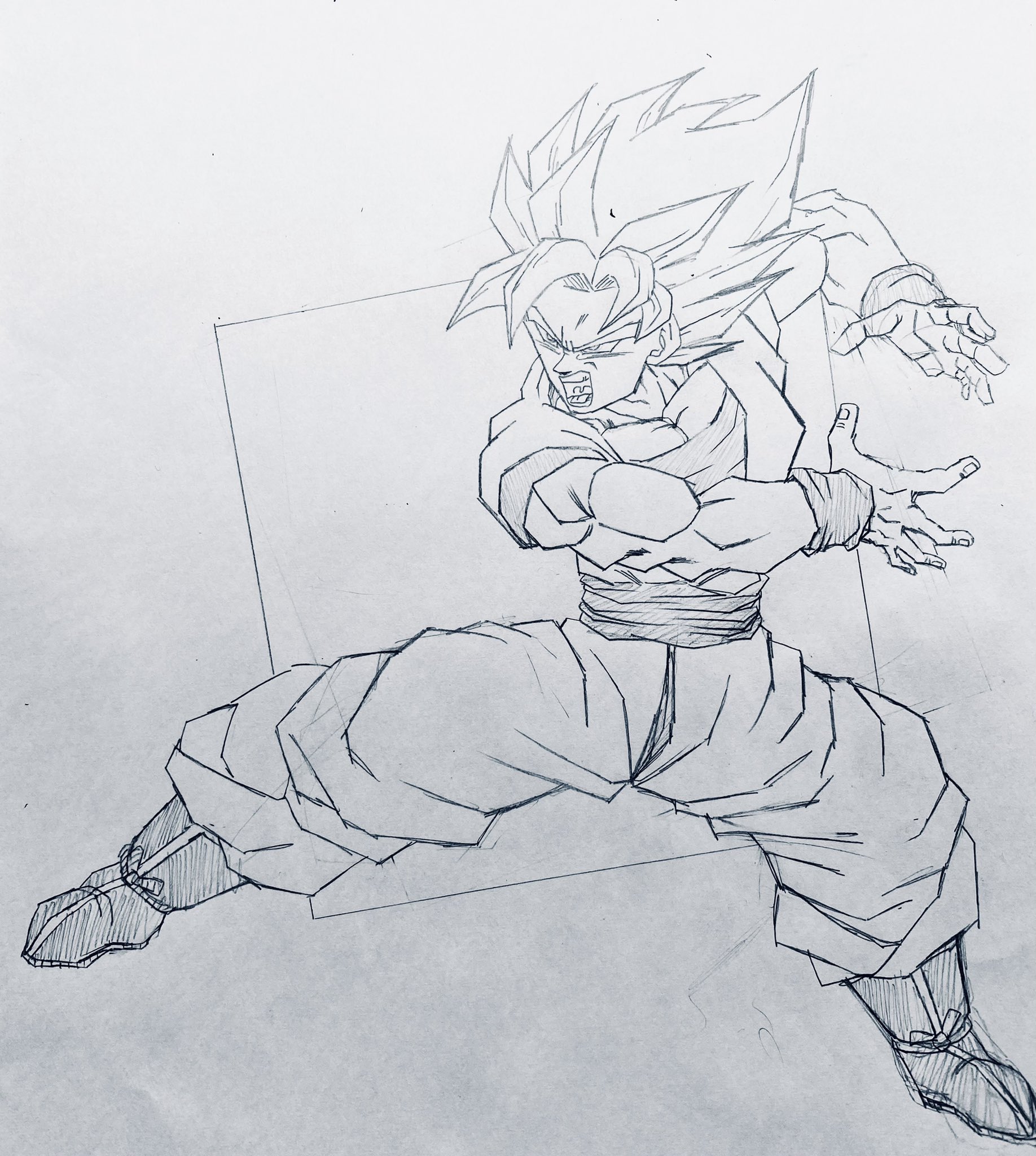 Oharu かめはめ波ポーズ 悟空 下書き T Co Ofnm0vmjt9 Twitter