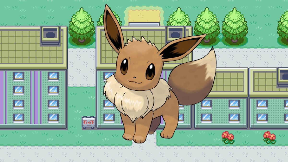 You check out some of the buildings, and meet a nice person who offers you an Eevee. Do you take it?