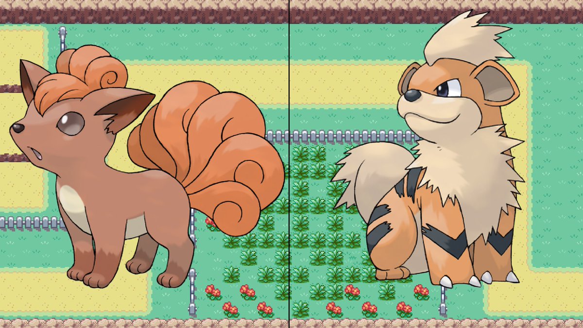 On your way to the next city you encounter a Vulpix and a Growlithe. Do you catch one?