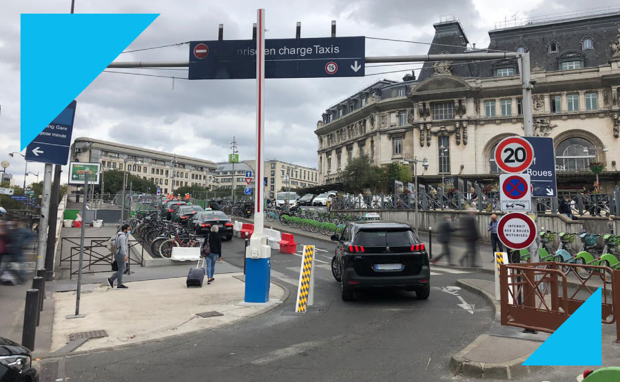 **INSTALLATION** La barrière de sûreté LBA 86 AVB installée pour les accès taxis de la Gare de Lyon #taxis #accèsvéhicules #contrôleaccès #sécurisationpérimétrique #garedelyon