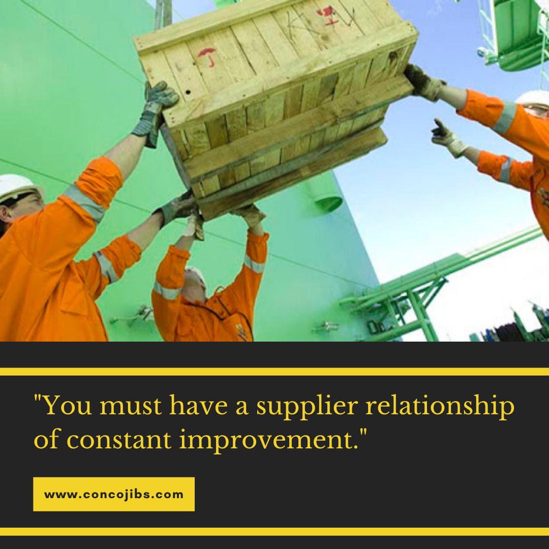 'You must have a supplier relationship of constant improvement.'

#wednesdaywisdom #inspiration #industry #revolution #materialhandling #systems #equimentSupplier #quote #ConcoJibs #USA