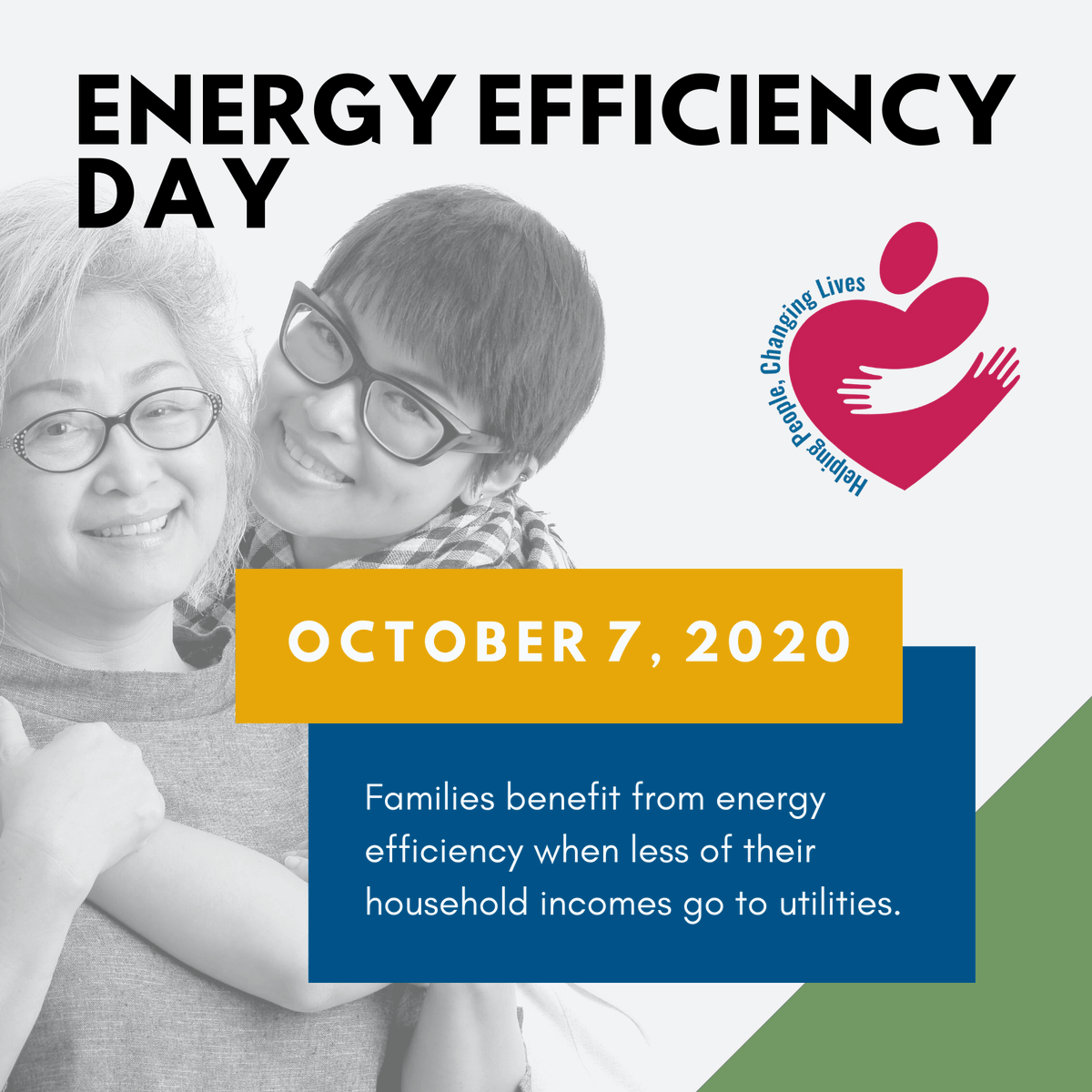 CAPartnership's tweet photo. Families benefit from #energy efficiency when less of their household incomes go to utilities. #EEDay2020 https://t.co/o5Mt9dTMJI