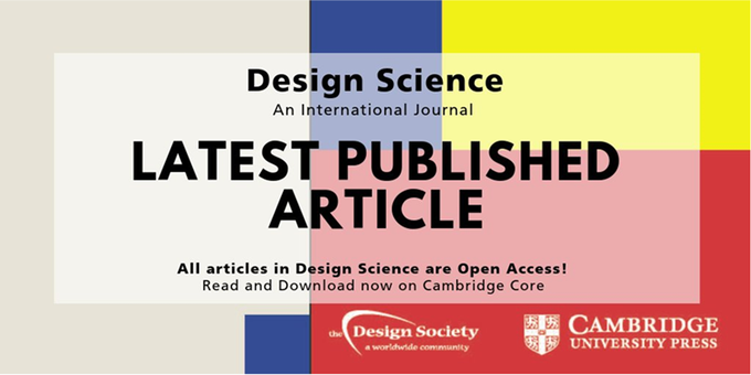 Latest Position Paper in Design Science about supporting designers: K Gericke et al 
cambridge.org/core/journals/… @olaIsaksson4 <a href="/MassimoPanarott/">Massimo Panarotto</a> <a href="/ProfKoehlerWI/">Christian Köhler</a> <a href="/designsocworld/">The Design Society</a> <a href="/CUP_SciEng/">Cambridge University Press - Science & Engineering</a>
