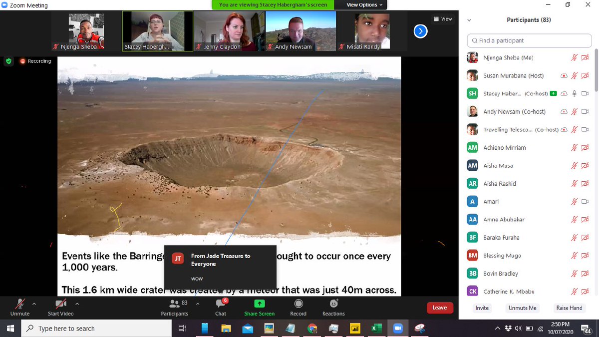 RedCrossYouthKE's tweet image. ONGOING: Students 12 - 18 taken through the wonders of space by NSO and the Liverpool Telescope 🔭.
During this #WorldSpaceWeek2020 we are glad to be able to instill passion for Science, Technology Engineering &amp;amp; Mathematics among youth.