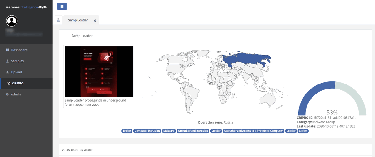 MalwareInt's tweet photo. #SampLoader by actor #NoFeX, was released on September of the current year but some samples are in-the-wild from previously months. 

It´s another sample associated🔃
☣️ef1bc85e76abc36acb680a097db49132 

#Malware #Loader #MALINT #Intel #CRIPRO
#MalwareInt

https://t.co/P3NnLvlI0n https://t.co/xSBweWjITC