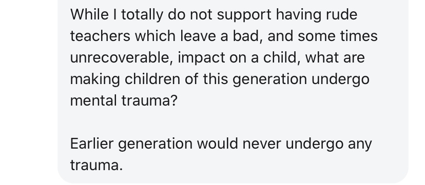 I think a lot of these stated desires come from nostalgia for a romanticized past. It's evident in the way so many parents I know talk about their childhood. Not uncommon to see sweeping statements like:"Earlier generation would never undergo any trauma"