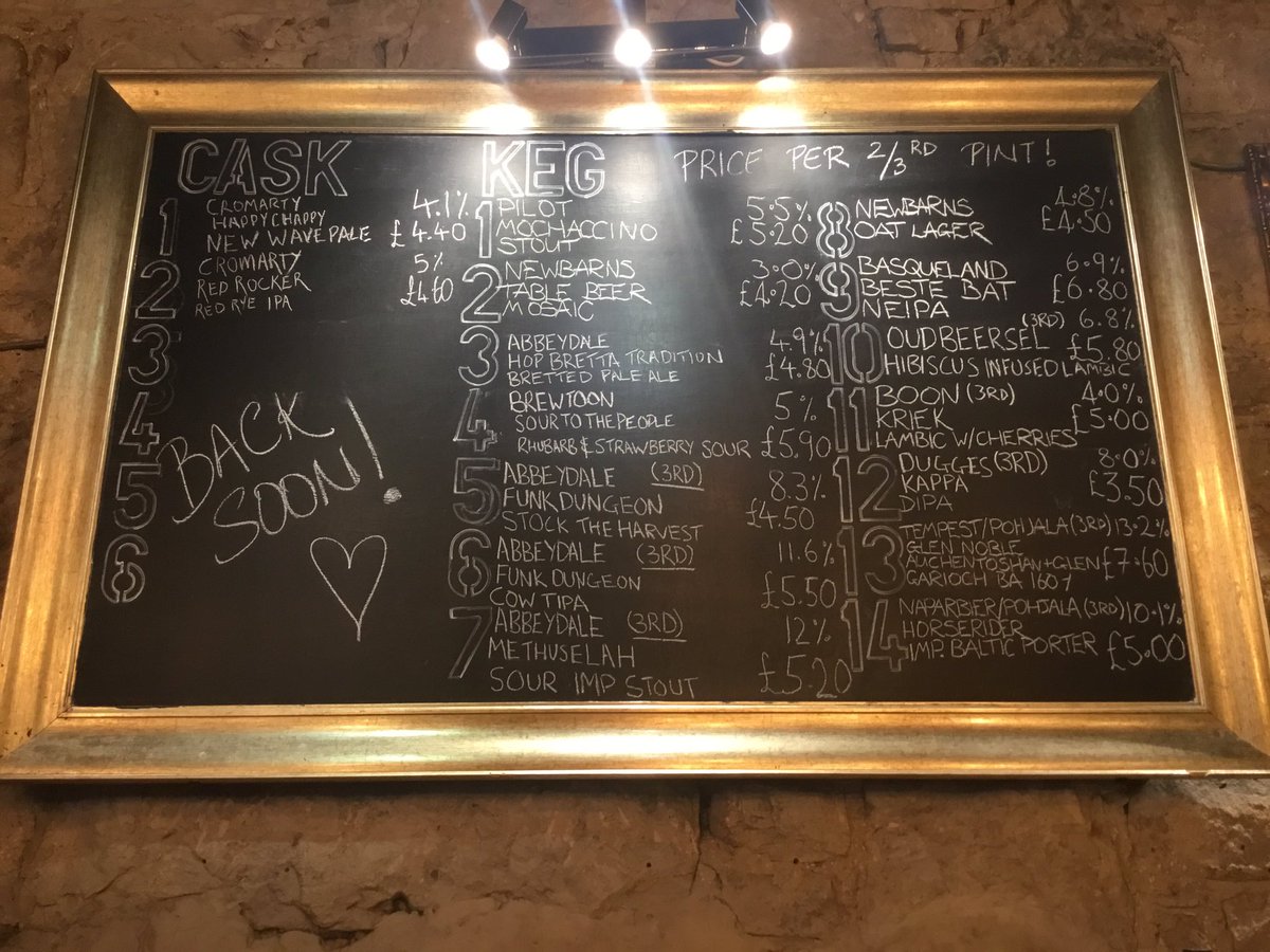 TheBatTaps's tweet image. Wednesday’s Taplist