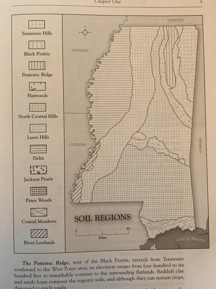 What I love about maps like these is how much the social history of a state like Mississippi is influenced by soil differences that most people today barely recognize. Sure, everybody knows the Yazoo Delta and Piney Woods. Or maybe that the “Black Prairie” goes into Alabama.