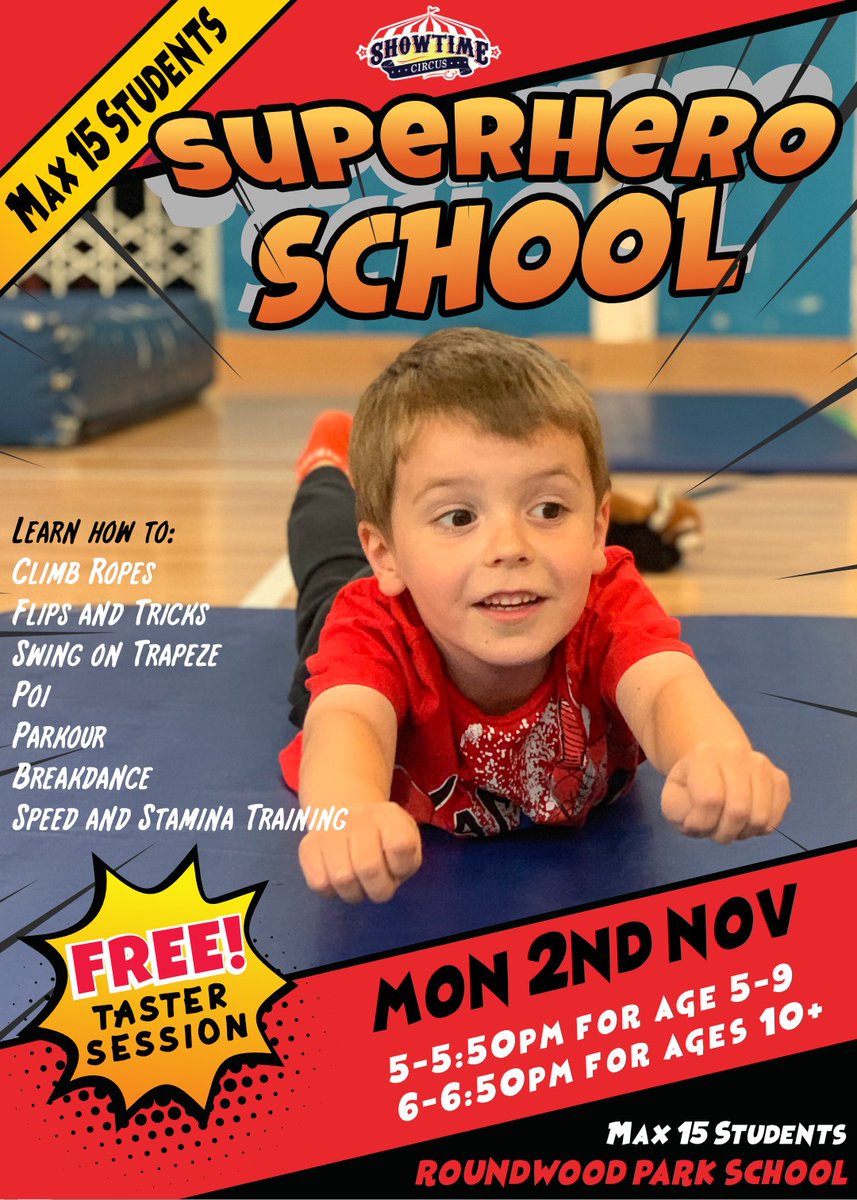 SUPERHERO School, Scary Circus and Family Experience Days! - mailchi.mp/f0d9f5135cfe/s…
