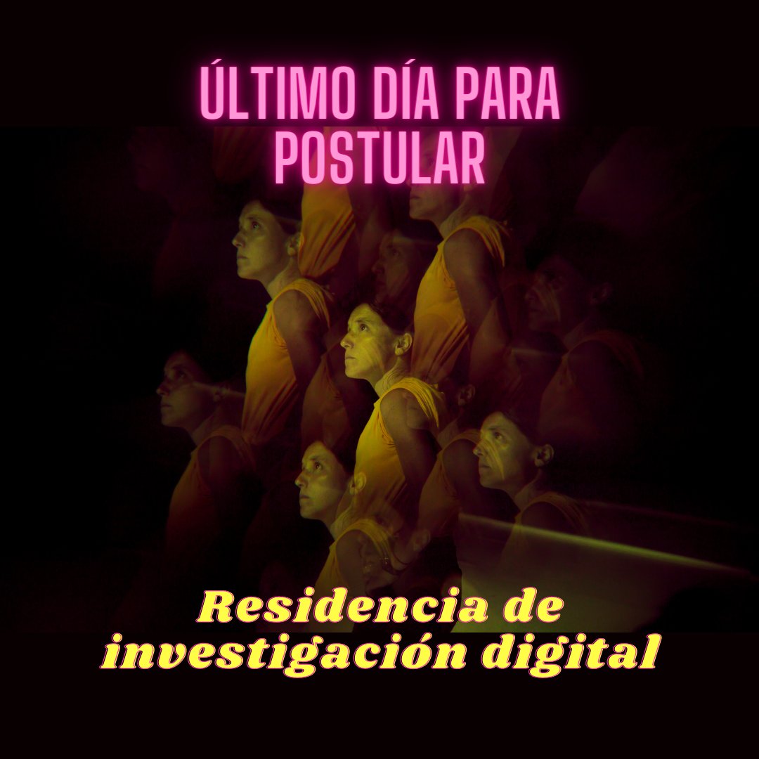 centro_nave's tweet photo. HOY ES EL ÚLTIMO DÍA PARA POSTULAR A LA CONVOCATORIA PARA HACER UNA RESIDENCIA DE INVESTIGACIÓN DIGITAL EN NAVE.
Inscríbete en el formulario aquí: https://t.co/FZ7zo1ibRW y conoce más aquí: https://t.co/jjxSFO1rJG https://t.co/eWpl9unPG3