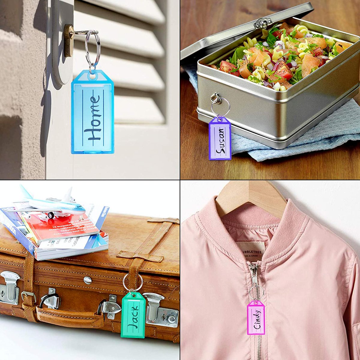 Key Tags Container 20 Pack Plastic Keys Labels Ring Label Window 5 Colors New

ebay.com/itm/3132342594…