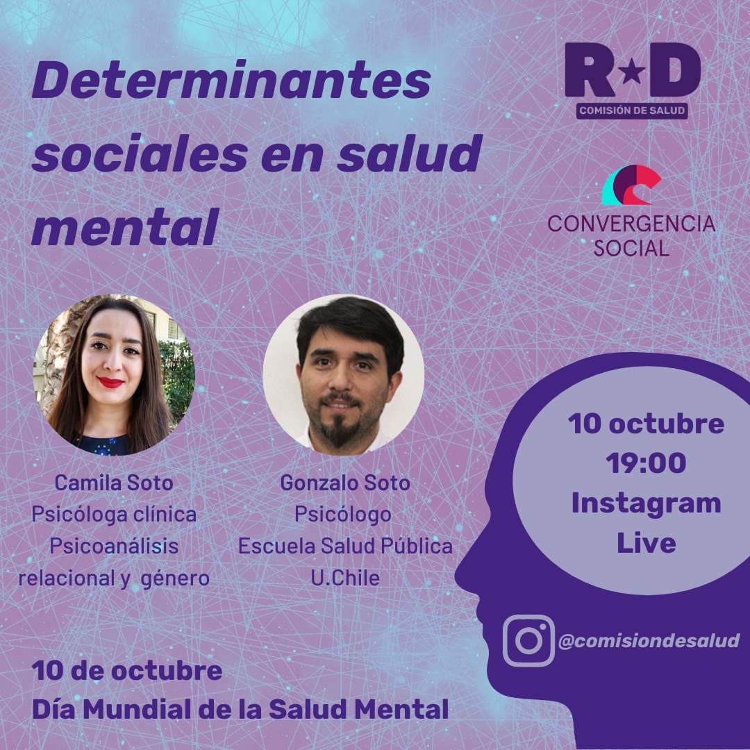 Extendemos invitación a conversatorio el día 10 de octubre. 
La actividad es en conjunto con <a href="/cosameni_cs/">Comisión de Salud Mental y Niñez CS</a>
