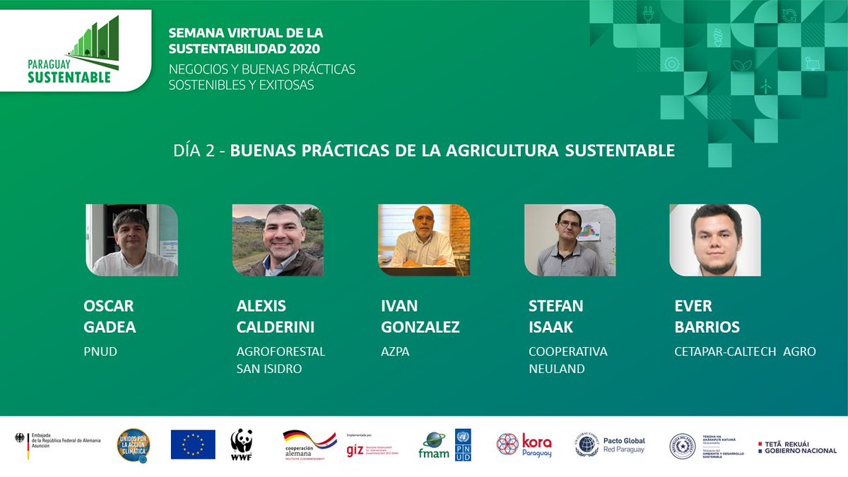 ¡Todo listo para iniciar con el 2do día del Foro Virtual Paraguay Sustentable! 👏

Acompáñanos en directo ingresando al enlace: bit.ly/30DNPyY
📲🖥️ Acceso libre desde tu dispositivo preferido.

#PartnerEnSustentabilidad #PartnerEnParaguay