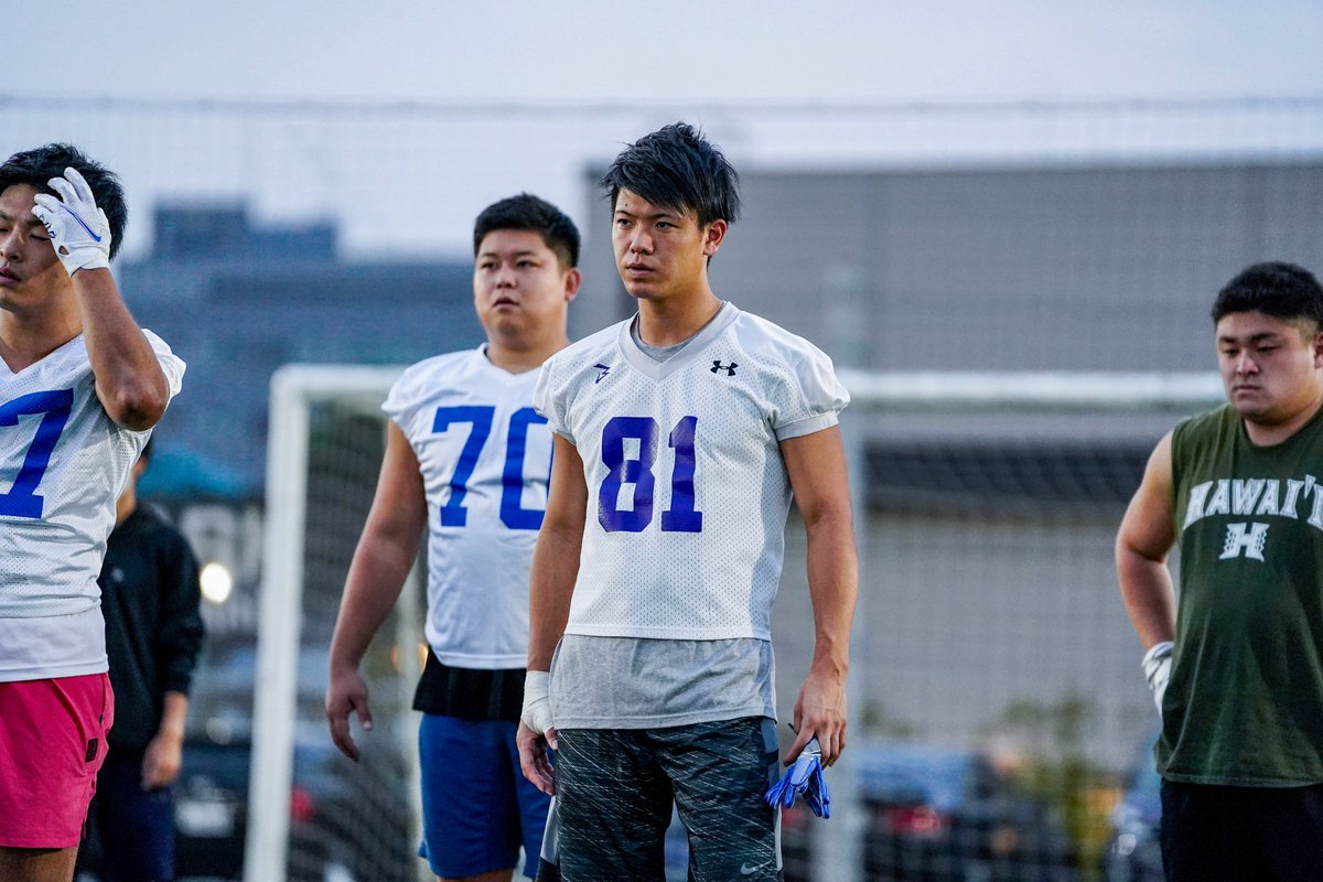 Big Blue Football 新人選手紹介 4 Wr 17 野呂 隼人選手 立命館大学出身 18年大学世界選手権日本代表選手 当時の代表選考で40ヤード最速を記録 快足に期待が集まります 同大学の先輩である近江選手とのコンビネーションにもご期待ください