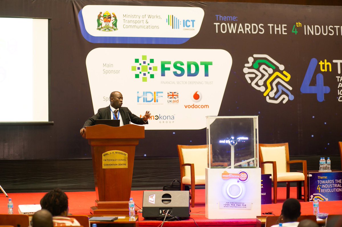 ict_commission's tweet photo. “Our biggest obligation is to develop applications that go with our current environment” Mlembwa Munaku #DirectorofICT, @WizaraUUM on discussing the #4thIndustrialRevolution #Tanzania #Taic2020 #Day1 https://t.co/uUvItQaZHn