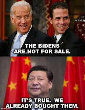 JodiSparkles's tweet photo. @JoeBiden *U are a JOKE, π€‘Joe! U helped divide this country & turn it in2 a circus in the 1st place w/ ur prev. o-admin.
"U #ChinaJoe sided w/ Communist China over ur own country.
*#MoscowMoney
*And now PROOF U took part in #RussianHoax #FakeDossier #FakeFisa which divided us evn more β‘οΈ https://t.co/8pyuk4PQk7