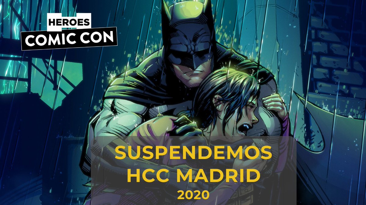 La reducción de aforos y la incertidumbre sanitaria hacen imposible la celebración de #HCCMadrid con un mínimo de garantías de éxito y calidad. Nos apena mucho esta suspensión y deseamos con todas nuestras fuerzas poder reunirnos con vosotros el año que viene. ¡Salud para tod@s!