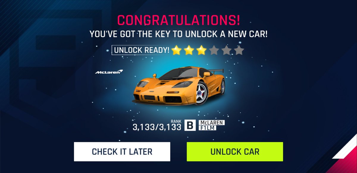 Lioritto's tweet image. I did it!!! Finished 3rd in @asphalt GP and unlocked gorgeous McLaren F1 LM!🥰🤩