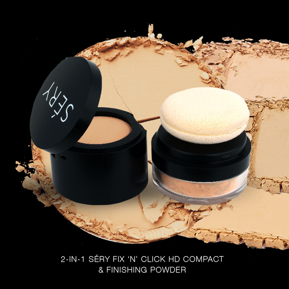 serycosmetics's tweet image. Ready for #AVerySERYFinish with 2-in-1 SÉRY Fix ‘N’ Click HD Compact &amp;amp; Finishing Powder?😍

Now you can set your makeup on-the-move for oil-free, mattified skin that lasts all day long!

Makeup, enriched with the goodness of Red Raspberries! 🤩

#JustLaunched #FinishingPowder