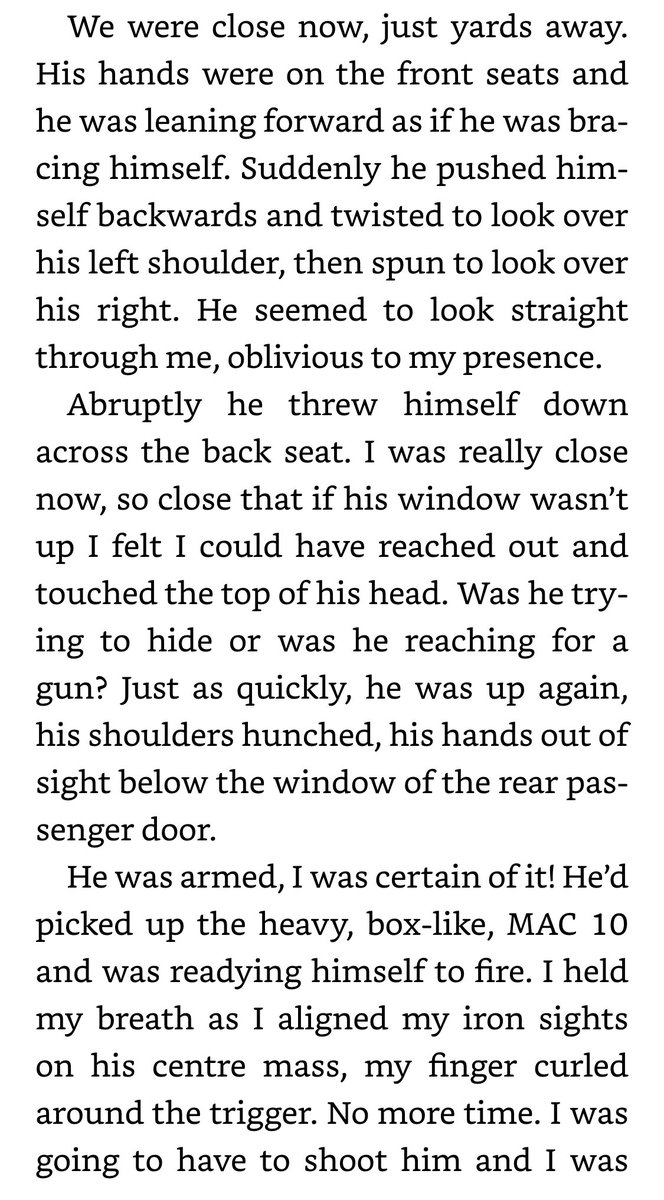 would you be surprised to learn that the man he shot did not have a MAC 10, or in fact any firearm, on or near him, and that the cop’s evidence was described by the coroner as ‘not rationally believable’