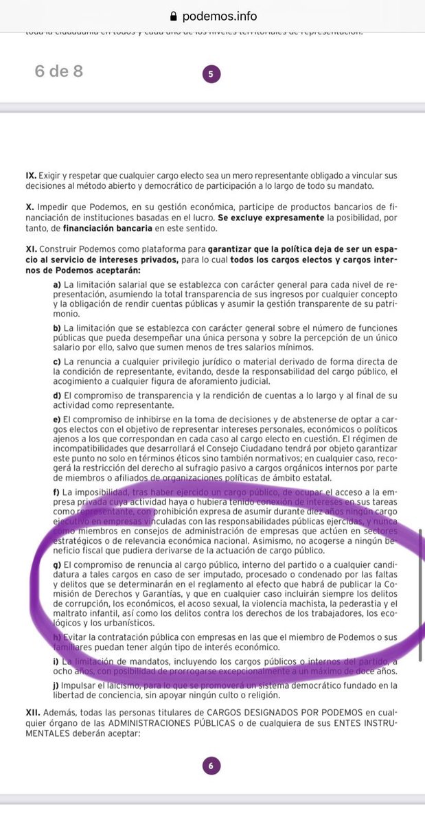 anacamins's tweet photo. Silencio atronador de la señora portavoz nacional de Podemos, Doña @isaserras. ¿A qué hora van a solicitar la aplicación del código ético de su partido? #PabloIglesiasDimisión https://t.co/SKgCzXIdII