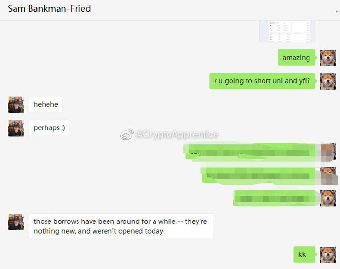 redtheminer's tweet image. As per cryptoapprentice, @SBF_Alameda  deposit lots of $ftt $srm on $cream as collateral to borrow $uni $yfi $crv and dump on binance.