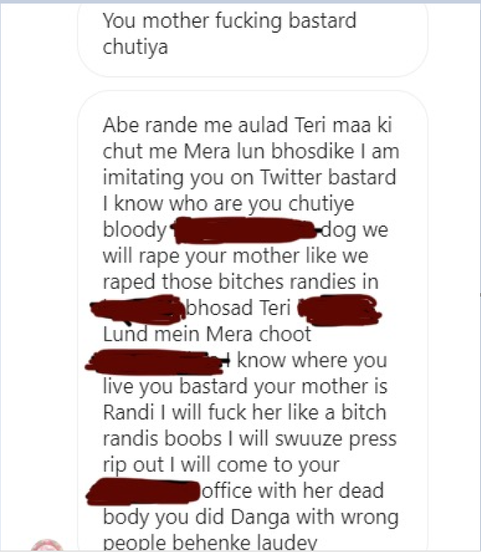 On the same day he wrote the tweet, this fake impersonator wrote me a message threatening to kll me & rαpe & kll my mother.This is the real face of this fraudulent impersonator account. He is mistakenly followed by many prominent people.This is the price I pay for what I do