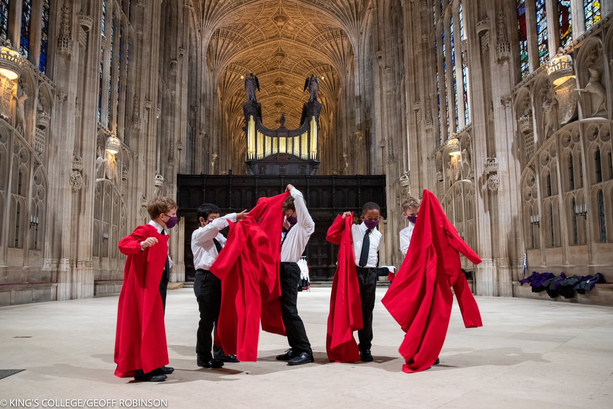 An exciting day for some of our youngest choristers, who were fitted with their cassocks for the first time!

Could this be your son this time next year? We're looking for boys currently in Years 3 and 4 with a love of music and singing: bit.ly/ChoristersAtKi…