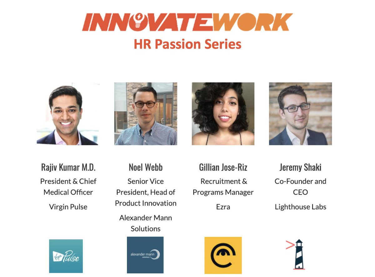 A week away from InnovateWork East Coast Edition.  
Register for free to hear our 9-minute #HR Passion Series talks from all of our speakers and a panel at the end taking questions from the audience.

See you on Oct 15th!

innovatework.co/east-coast-oct…