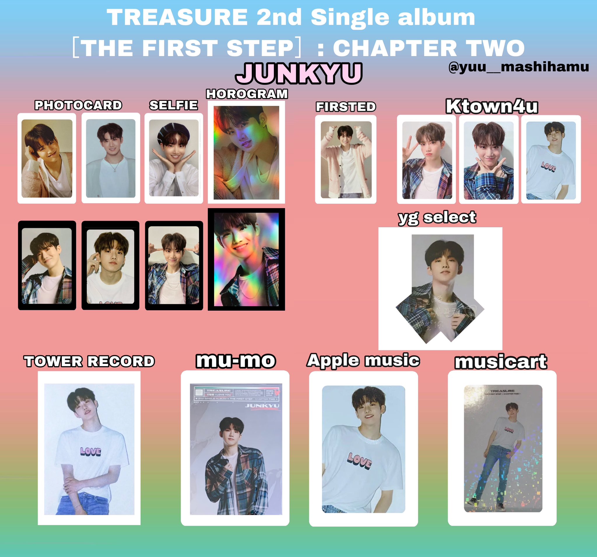 TREASURE ヒョンソク トレカ 特典 公式グッズ セット デビュー