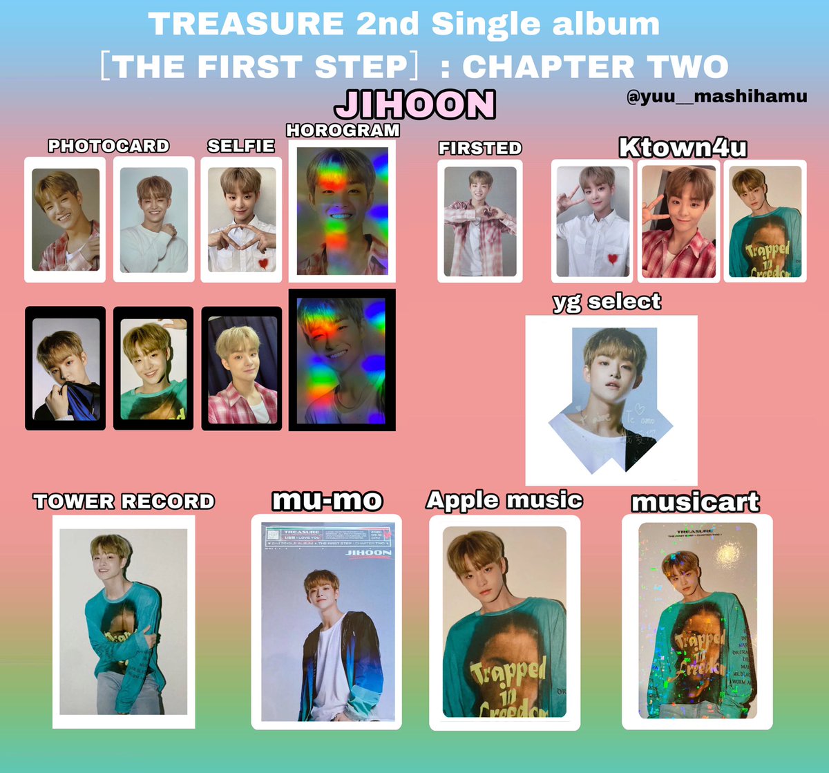 TREASURE ジフン ハルト REBOOT ktown4u ラキドロ トレカ - メルカリ